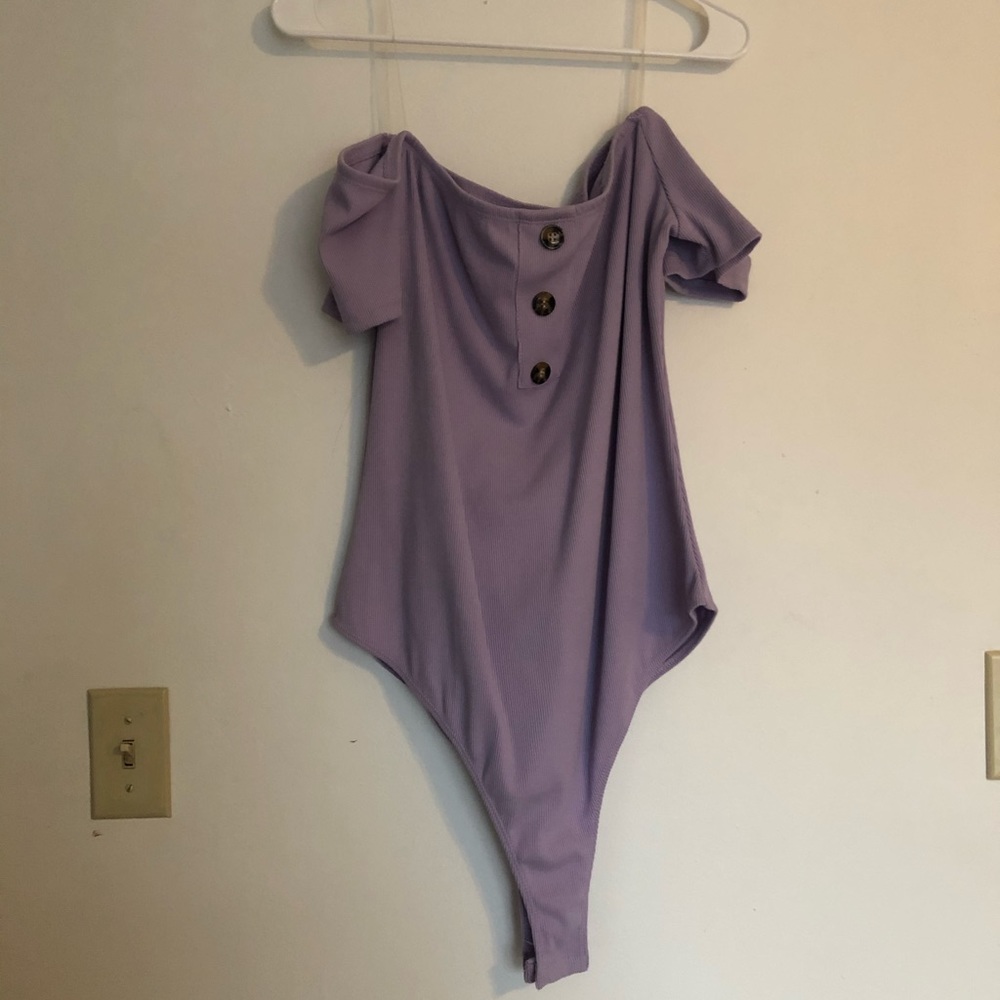 Off the shoulder bodysuit